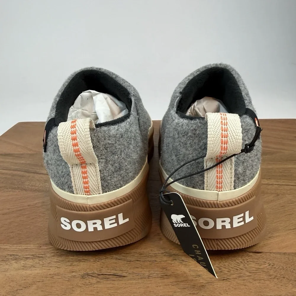 New $79 Big Kids Sorel Youth Out N About IV Mini‎ Puffy Gray Boots Size 2 Y